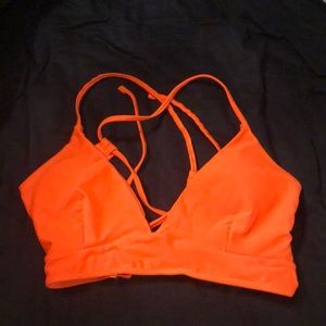 Orange Bikini Top